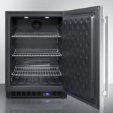 Built-in, 24 inch wide under-counter freezer SCFF53BSS - Good Wine Coolers