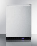 Summit 24" Wide Built-In All-Freezer With Icemaker SCFF53BXCSSHHIM