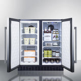 Summit 30" Wide Built-In Refrigerator-Freezer FFRF3070BSS