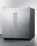 Summit 30" Wide Built-In Refrigerator-Freezer FFRF3070BSS