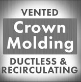 ZLINE Vented Crown Molding for Designer Range Hoods CM6V-8667C