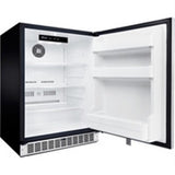 Danby 5.5 CuFt Out Door Built In Refrigerator LED Display Estar Silhouette - Black/Stainless DAR055D1BSSPRO