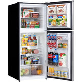 Danby 10.1 CuFt. Refrigerator, Glass Shelves, Crisper, Frost Free DFF101B1BSLDB