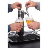 Danby 5.4 CuFt. Dual-Tap Beer Keg Cooler, Worktop DKC054A1BSL2DB