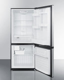 Summit 24" Wide Bottom Freezer Refrigerator With Icemaker FFBF247SSIM