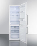 Summit 24" Wide Bottom Freezer Refrigerator FFBF241W
