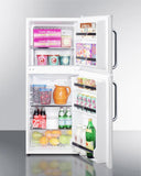 Summit 19" Wide Refrigerator-Freezer For Senior Living FF711ESAL