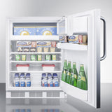 Freestanding refrigerator-freezer in ADA counter AL650LSSTB - Good Wine Coolers