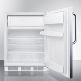 Freestanding refrigerator-freezer in ADA counter AL650LSSTB - Good Wine Coolers