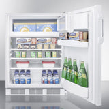 Freestanding refrigerator-freezer ADA counter height AL650L - Good Wine Coolers