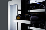 French door dual zone built-in wine&beverage center CL241WBV - Good Wine Coolers