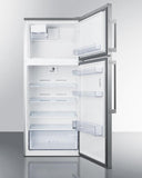 Summit 28" Wide Top Mount Refrigerator-Freezer With Icemaker FF1512SSIM