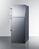 Summit 28" Wide Top Mount Refrigerator-Freezer With Icemaker FF1512SSIM