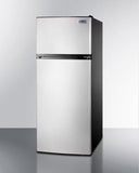 Summit 24" Wide Top Mount Refrigerator-Freezer With Icemaker FF1159SSIM