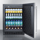 Summit 24" Wide Built-In All-Refrigerator FF64BCSS