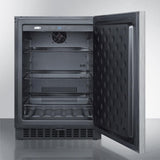 Summit 24" Wide Built-In All-Refrigerator FF64BXCSSHH