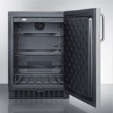 Summit 24" Wide Built-In All-Refrigerator FF64BXCSSTB