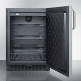 Summit 24" Wide Built-In All-Refrigerator FF64BXSSTB
