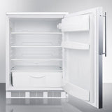 Summit 24" Wide Built-In All-Refrigerator (Panel Not Included) FF6WBIIF