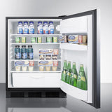 Summit 24" Wide Built-In All-Refrigerator, ADA Compliant FF6BKBISSHHADA
