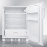 Summit 24" Wide All-Refrigerator, ADA Compliant FF6LW7ADA