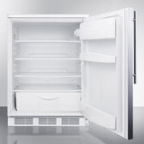 Summit 24" Wide Built-In All-Refrigerator FF6LWBI7SSHV