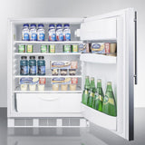 Summit 24" Wide Built-In All-Refrigerator, ADA Compliant FF6LWBI7SSHVADA