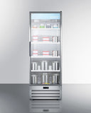 Glass door pharmaceutical storage refrigerator ACR1718RH - Good Wine Coolers