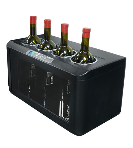 Il Romanzo 4-Bottle Open Wine Cooler IL-OW004 - Good Wine Coolers