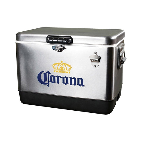 Koolatron Corona Stainless Steel Ice Chest CORIC-54 - Good Wine Coolers