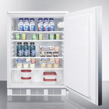Summit 24" Wide Built-In All-Refrigerator FF7LWBISSHH