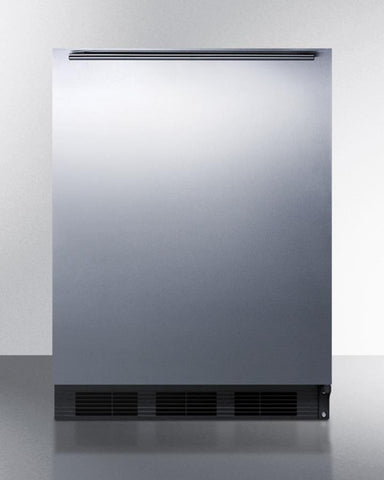 Summit 24" Wide Built-In All-Refrigerator FF7BKBISSHH