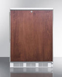 Summit 24" Wide Built-In All-Refrigerator (Panel Not Included) FF7LWBIIF