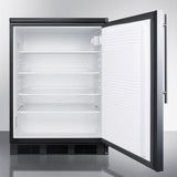 Summit 24" Wide Built-In All-Refrigerator FF7LBLKBISSHV