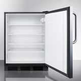 Summit 24" Wide Built-In All-Refrigerator FF7LBLKCSS