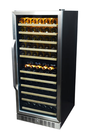NewAir Dual Zone 116 Bottle Wine Cooler AWR-1160DB - Good Wine Coolers