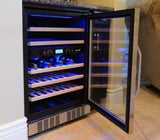 NewAir Dual Zone 46 Bottle Wine Cooler AWR-460DB - Good Wine Coolers