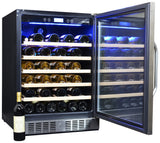 NewAir 52 Bottle Single Zone Wine Cooler AWR-520SB - Good Wine Coolers