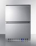 Outdoor, built-in refrigerator in stainless steel SPR627OS2D - Good Wine Coolers