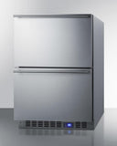 Outdoor, built-in refrigerator in stainless steel SPR627OS2D - Good Wine Coolers