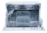 SPT Countertop Dishwasher with Delay Start in Silver SD-2224DS
