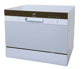 SPT Countertop Dishwasher with Delay Start in Silver SD-2224DS