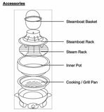 SPT Multi-Cooker: Shabu-Shabu & Grill SS-301