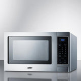 Stainless steel microwave oven with digital controls; SCM853 - Good Wine Coolers