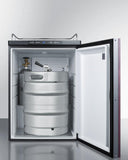 Summit 24" Wide Built-In Kegerator (Panel Not Included) SBC635MBINKIF