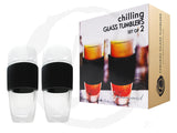 Vinotemp Epicureanist Chilling Glass Tumblers (S/2) EP-FRZGLS01 - Good Wine Coolers