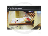 Vinotemp Sonoma Cheese Tray Serving Set EP-CHTRAY01 - Good Wine Coolers