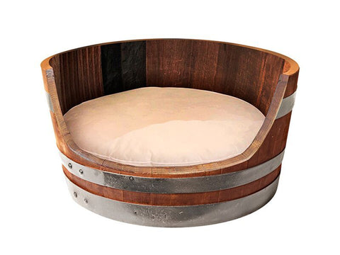 Vinotemp Wine Barrel Dog Bed EP-DOGBED1 - Good Wine Coolers