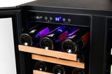 Wine & Beverage Cooler, Smoked Black Glass Door BEV176D