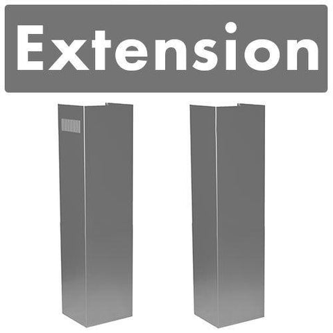 ZLINE 2-36in. Chimney Extensions for 10ft. to 12ft. Ceilings (2PCEXT-KECOM)